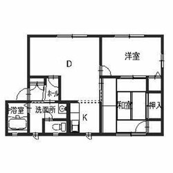 ラヴェール英賀保　Bの物件間取画像